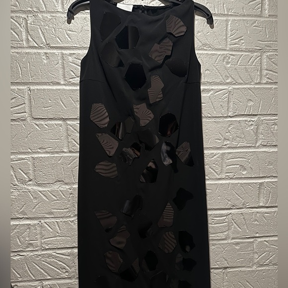 Akris punto Jersey Laser-Cut Tunic Midi-Dress Size 4 - Picture 3 of 9